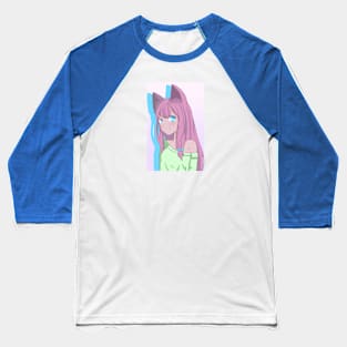 Pastel Neko Baseball T-Shirt